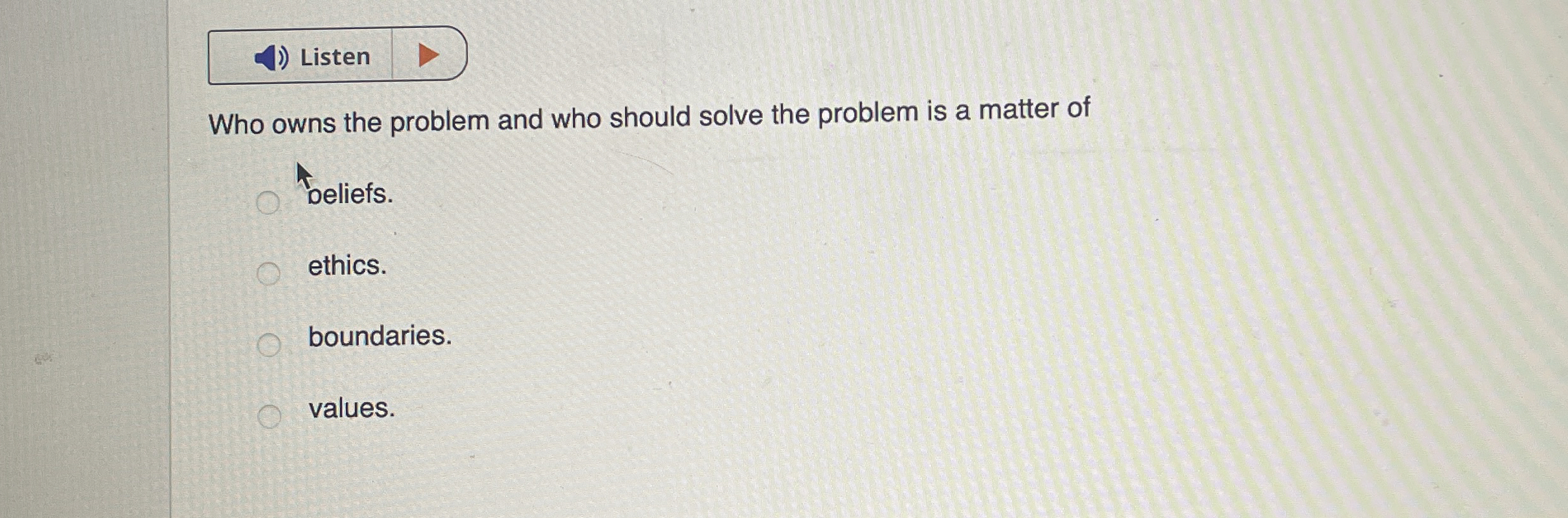 Solved Who owns the problem and who should solve the problem