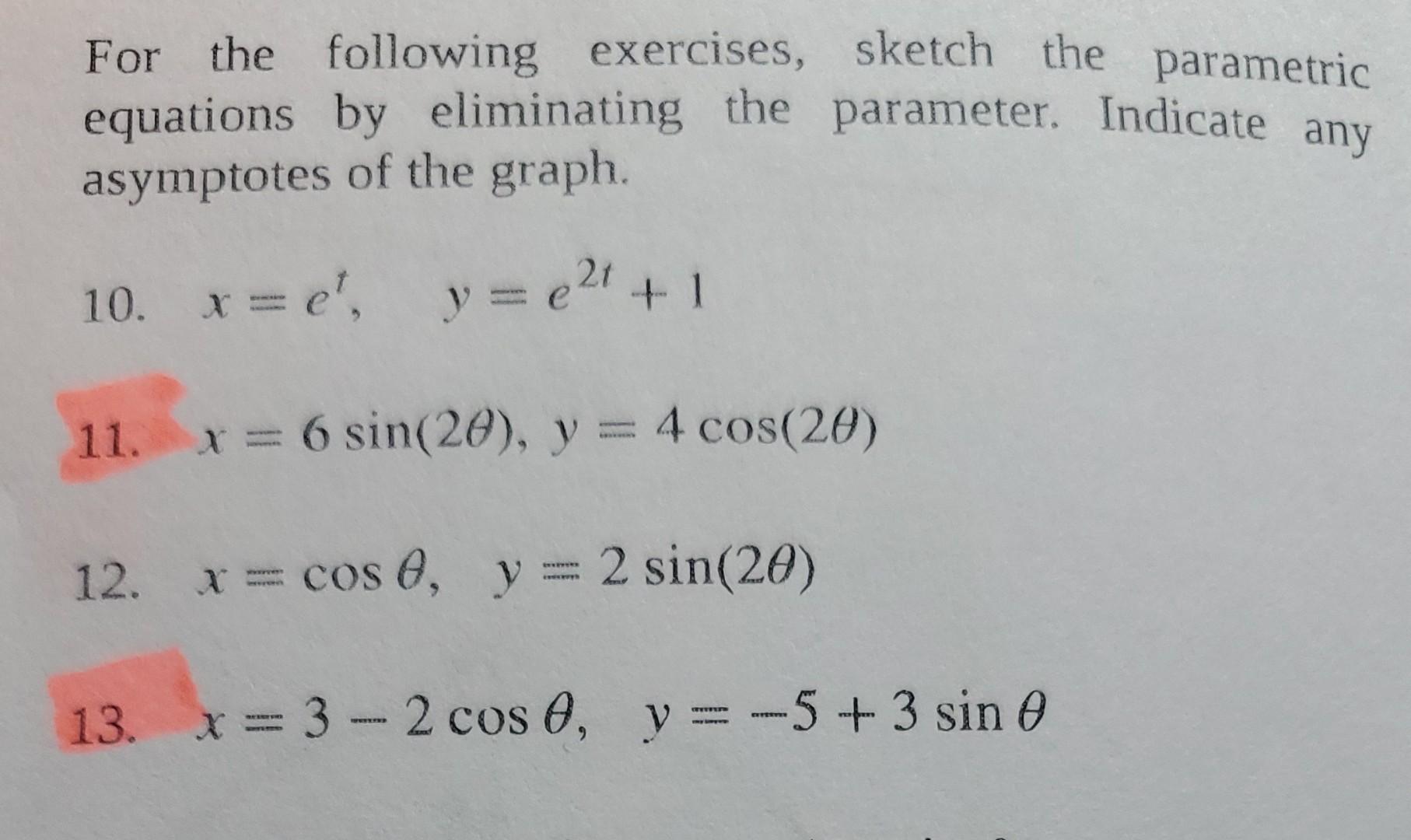 solved-for-the-following-exercises-sketch-the-parametric-chegg