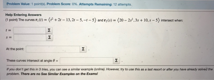 Solved Problem Value: 1 point(s). Problem Score: 0%. | Chegg.com
