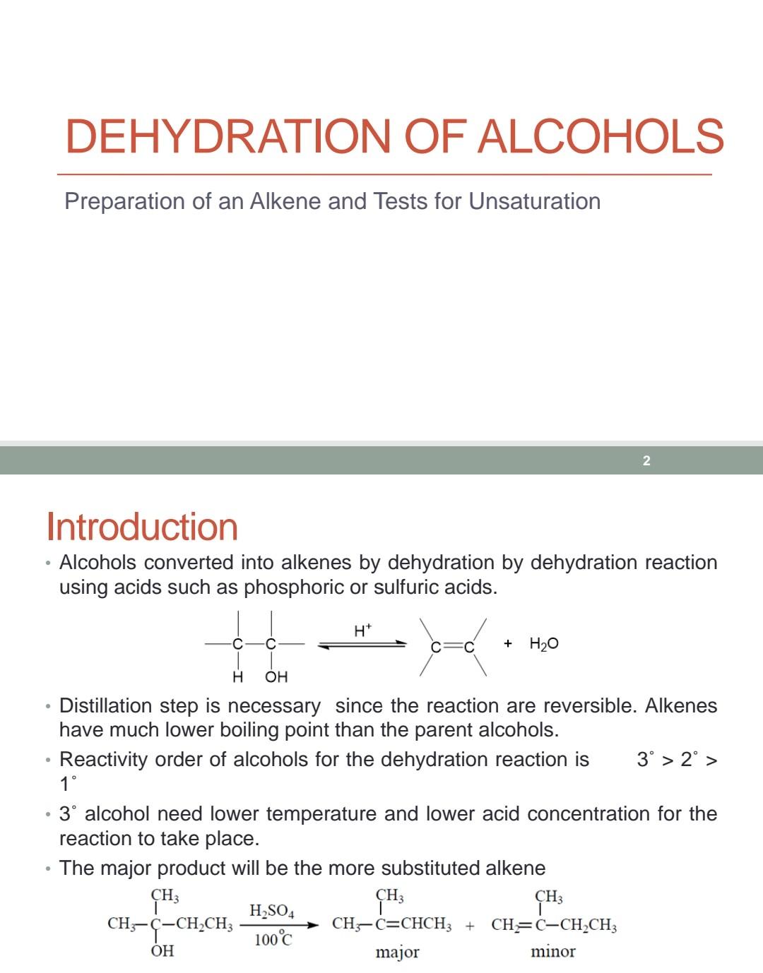 Solved III. Tests for Unsaturation a) Bromine test