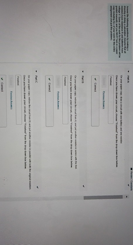 Solved A Review Constants Part A Answer The Following | Chegg.com