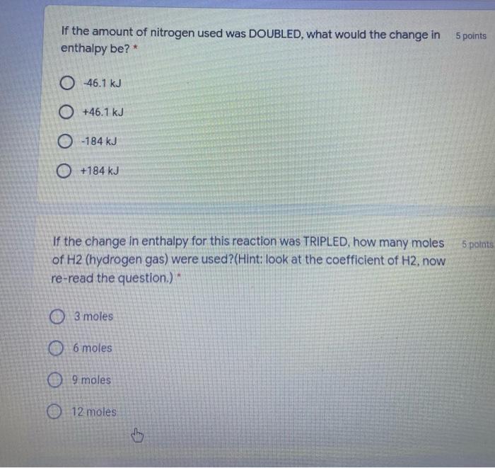 Solved Use the following to choose the correct answer 5 Chegg