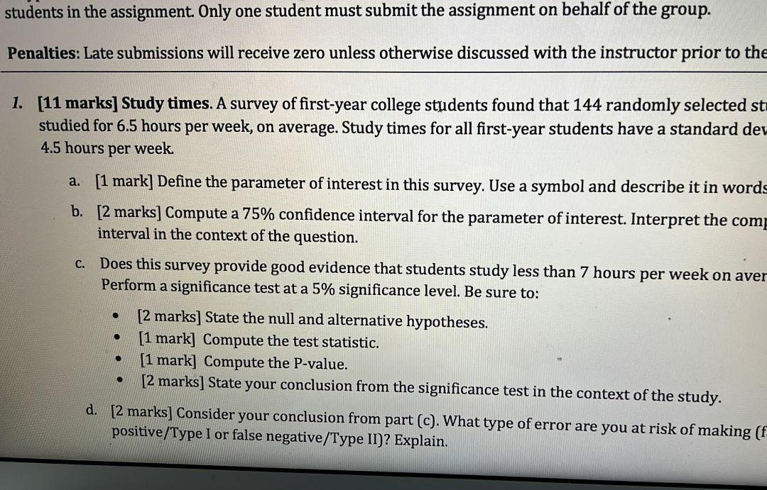 Solved students in the assignment. Only one student must | Chegg.com