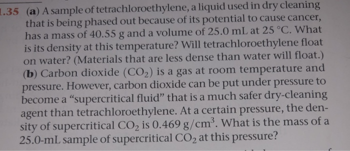 solved-35-a-a-sample-of-tetrachloroethylene-a-liquid-chegg