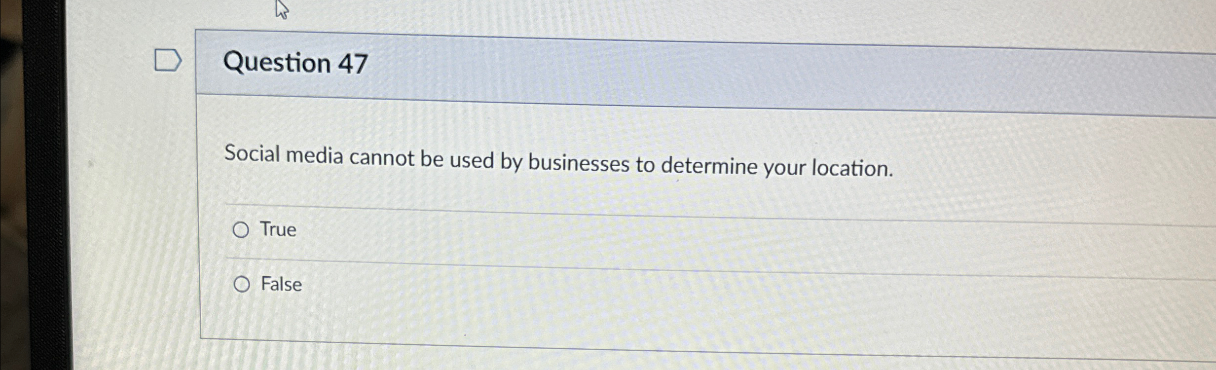 Solved Question 47Social media cannot be used by businesses