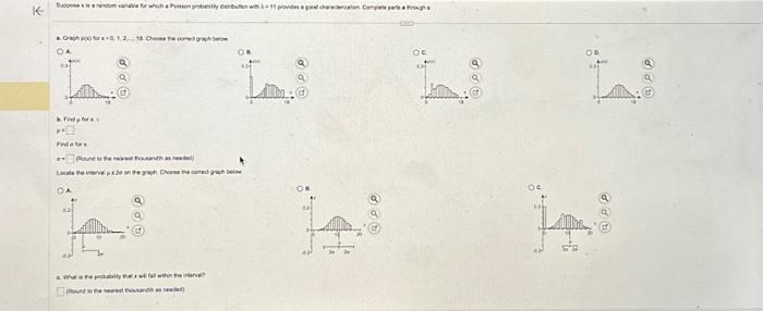 Solved K Suppose x is a random variable for which a Poisson | Chegg.com