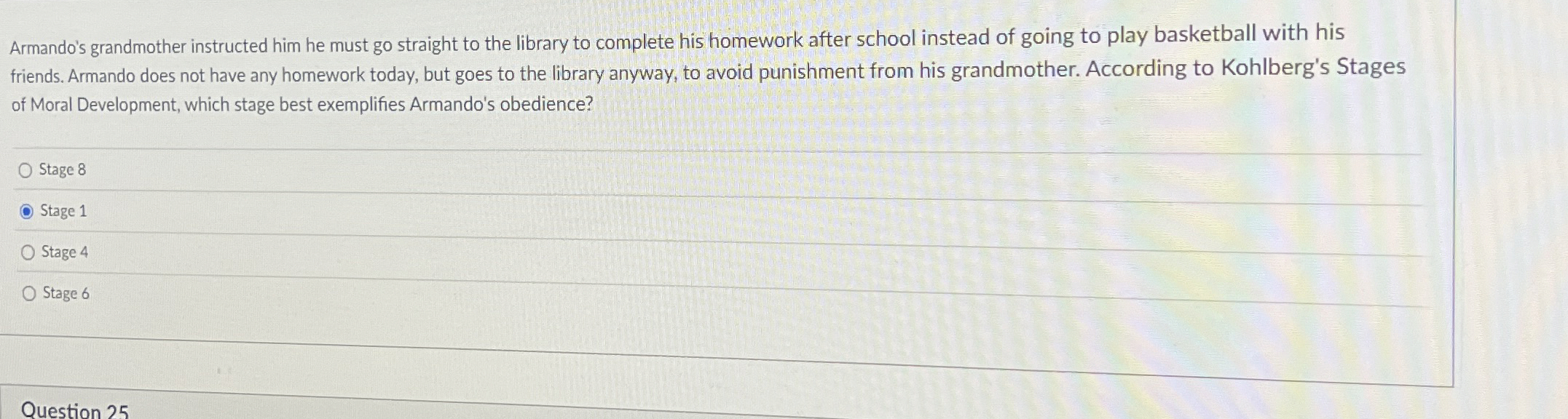 Solved Armando's grandmother instructed him he must go