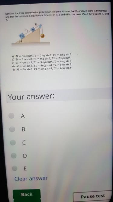 Solved Consider the three connected objects shown in Figure | Chegg.com