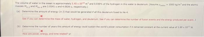 Solved masses Mi+2 and Mi00−4 are 2.0141 uand 4.0026u, | Chegg.com