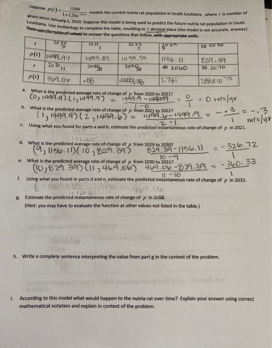 Louisiana Use Technology To Complete The Table R Chegg Com