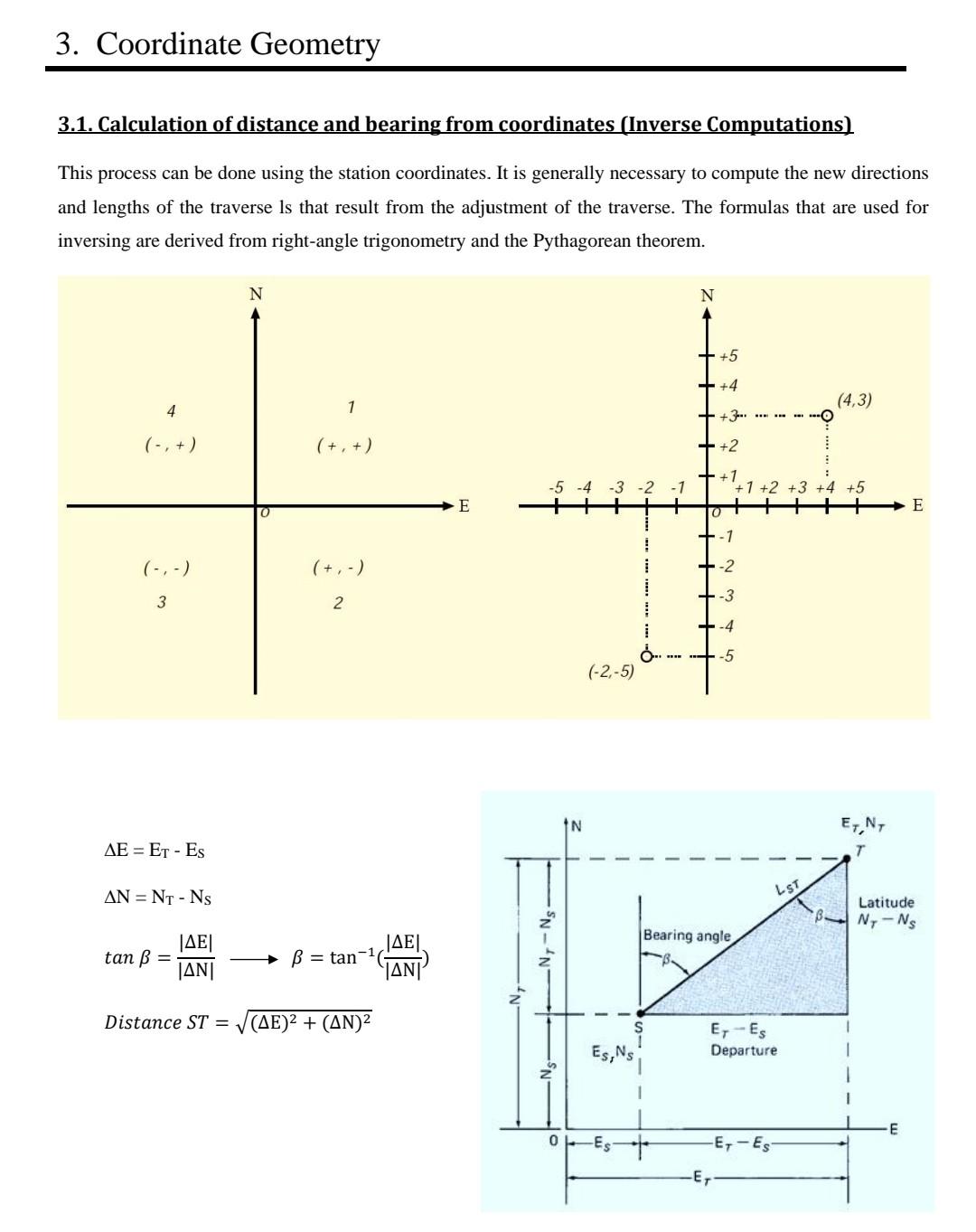 3. Coordinate Geometry 3.1. Calculation of distance | Chegg.com