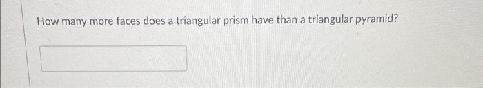 how many number of faces of a triangular pyramid