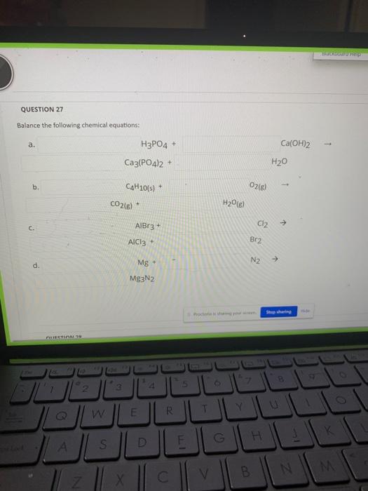Solved BROTH Fill in the table (12 pts). Formula Total | Chegg.com