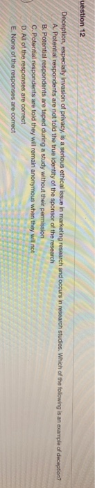 Solved Question 11 Which of the following is true about | Chegg.com