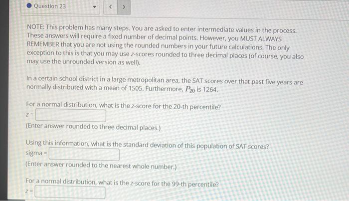 Solved Question 23