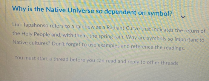 why-is-the-native-universe-so-dependent-on-symbol-chegg