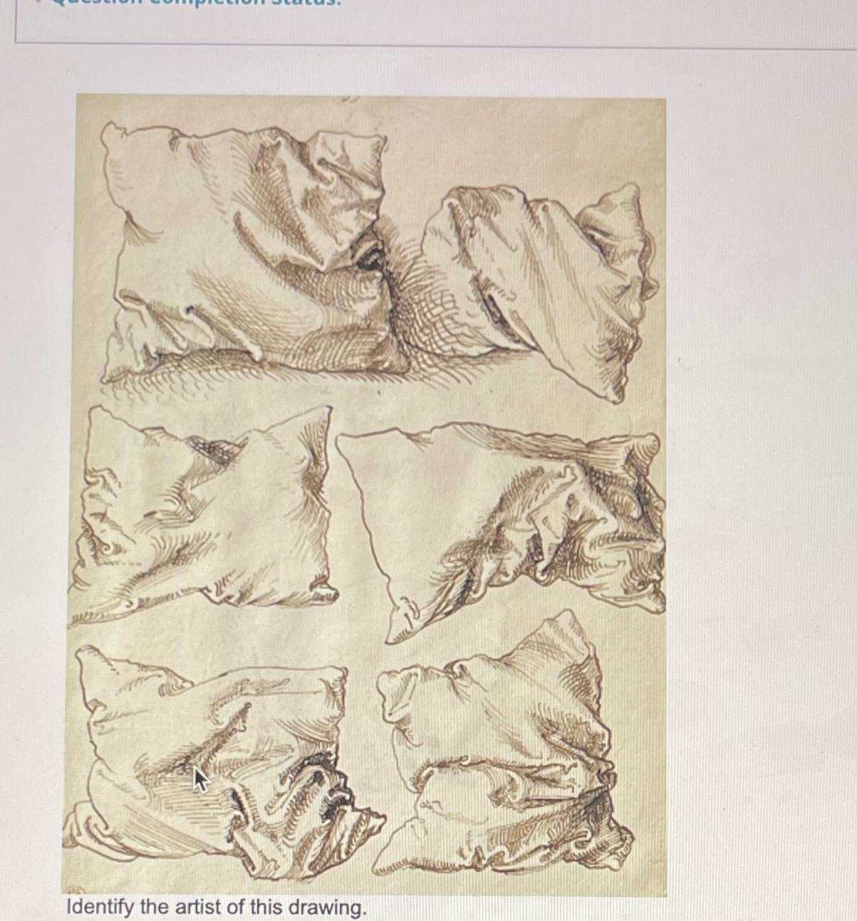Solved Identify the artist of this drawing. | Chegg.com