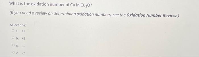 cu oxidation number in cuno3