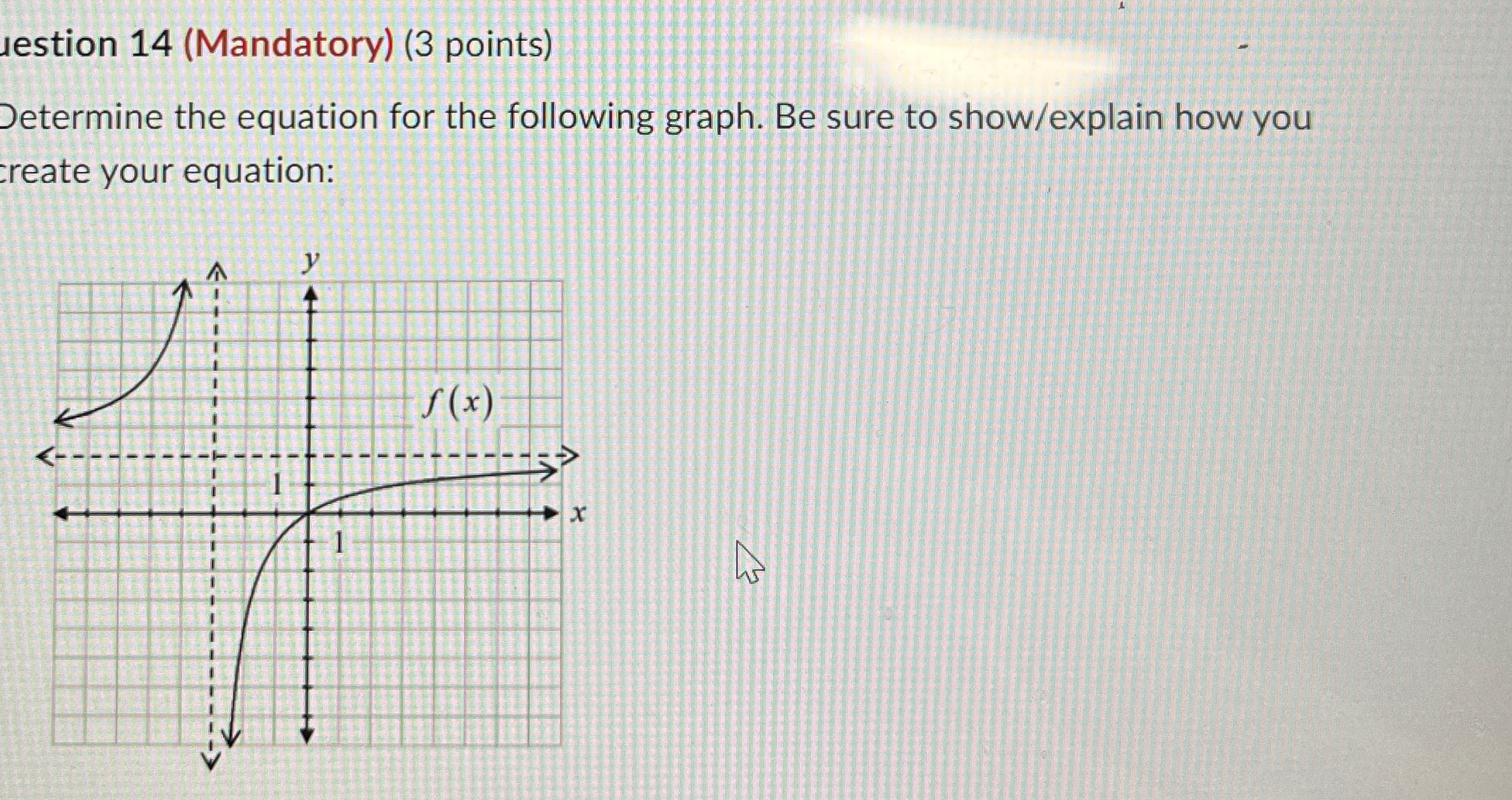 Solved destion 14 (Mandatory) (3 ﻿points)Determine the | Chegg.com