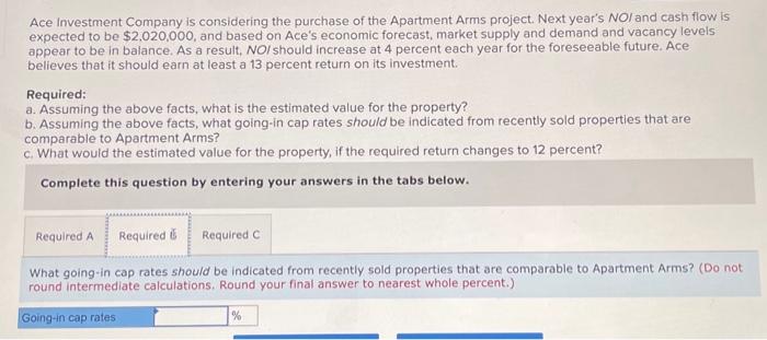 Solved Ace Investment Company Is Considering The Purchase Of | Chegg.com