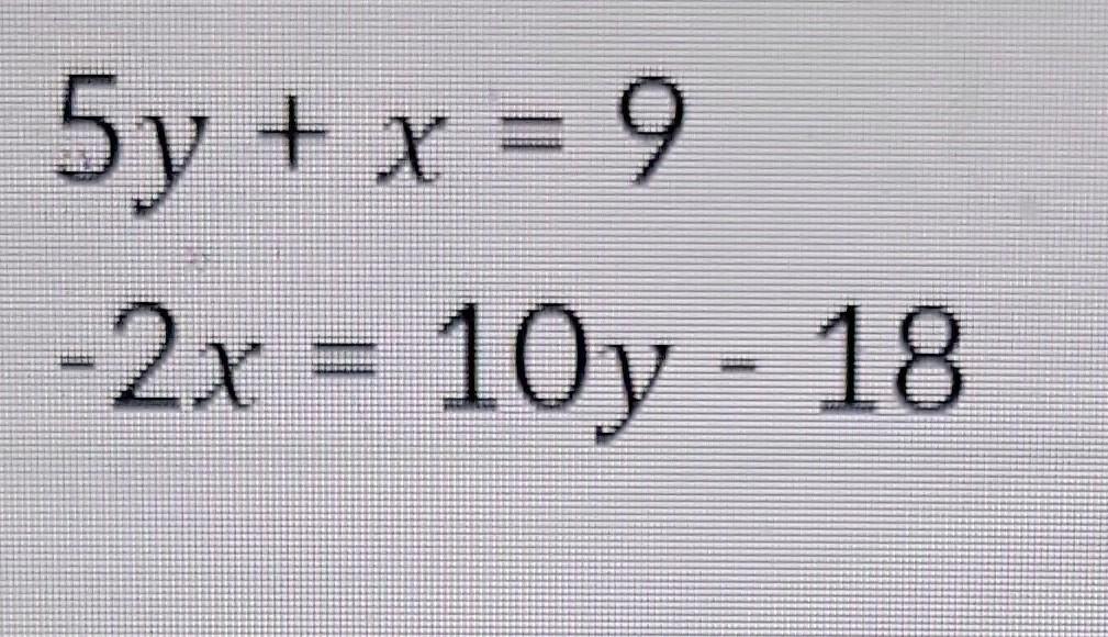 solved-5y-x-9-2x-10y-18-chegg