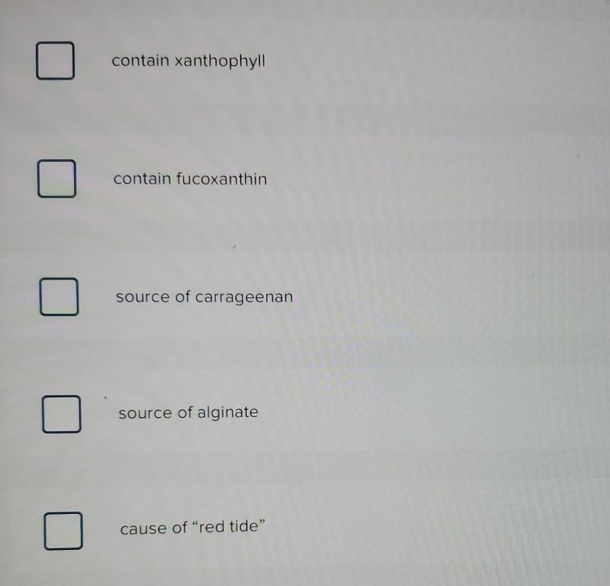 Solved Please select the properties that can be associated