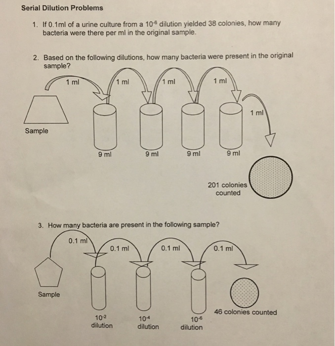 solved-serial-dilution-problems-1-if-0-1ml-of-a-urine-chegg