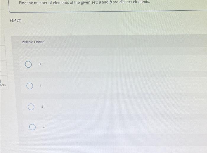 Solved Find The Power Set Of Each Of The Following Sets, | Chegg.com