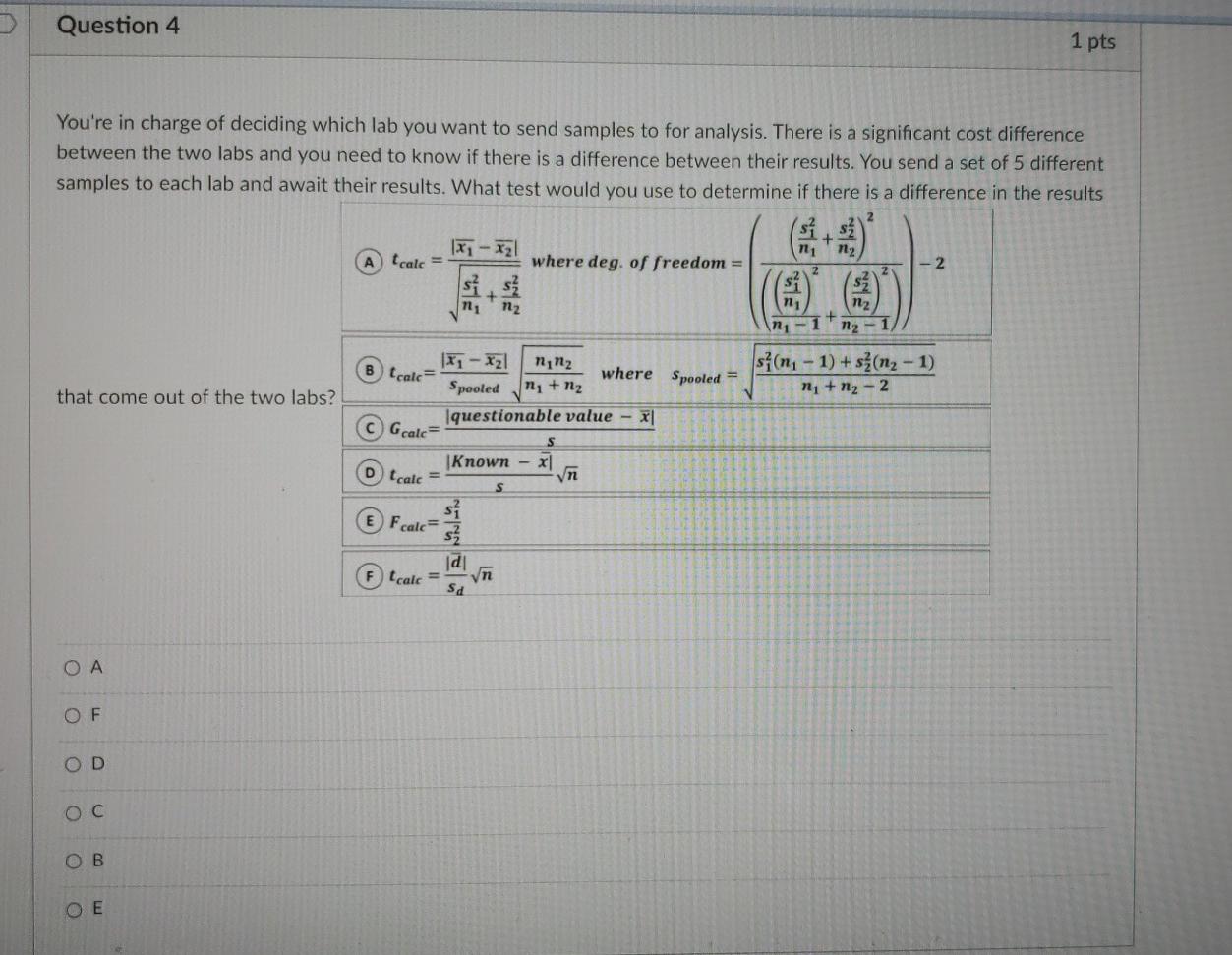Solved Question 1 1 pts Which of the following is not true | Chegg.com