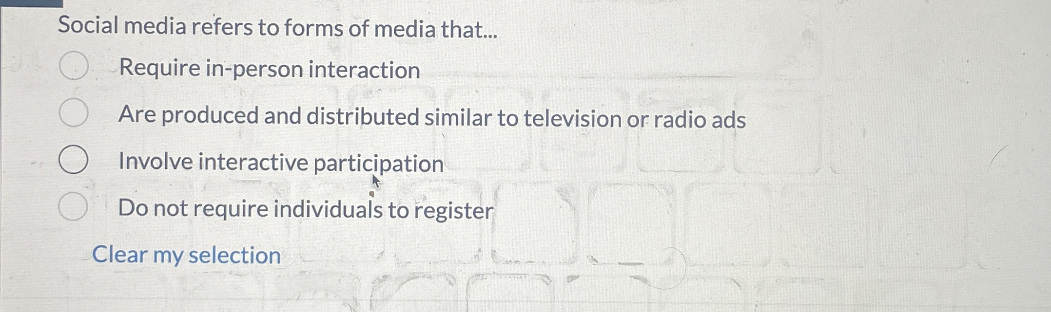 Solved Social media refers to forms of media that...Require | Chegg.com