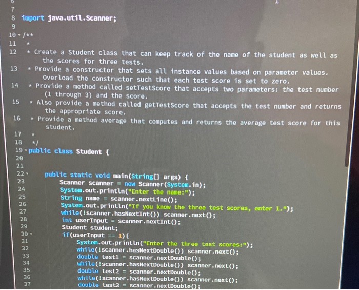 Solved DESCRIPTION Create a Student class that can keep | Chegg.com