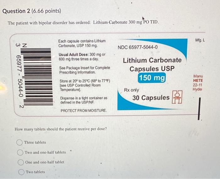 Buy lithium carbonate 300 mg