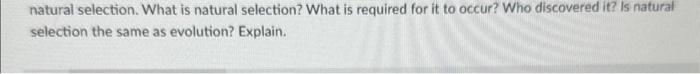 Natural Selection Genius Challenge The Answers You Ve Been Waiting For - owbwcjq
