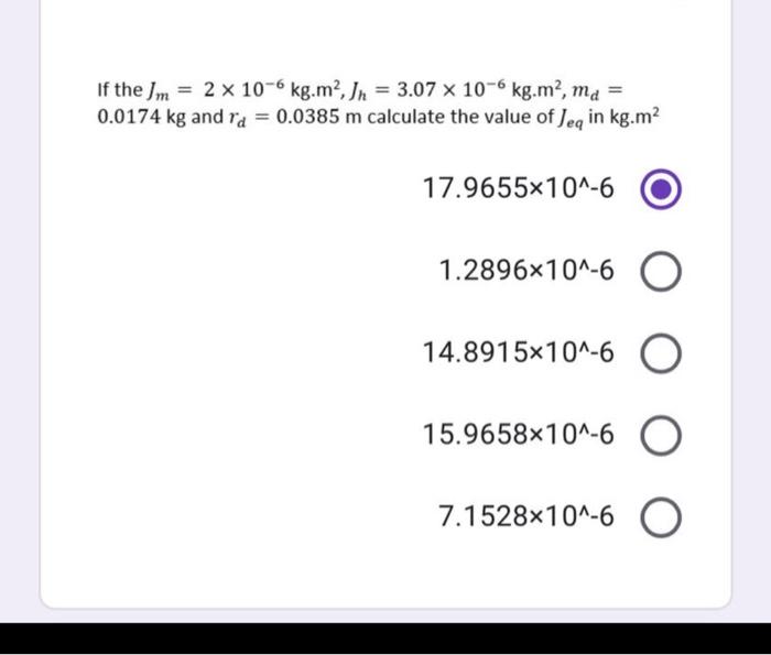 Solved If The Im 2 X 10 6 Kg M Jh 3 07 X 10 6 Kg M Chegg Com