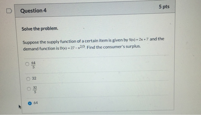 Solved Question 1 5 pts Solve the problem. For a certain | Chegg.com