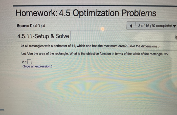 5.6 solving optimization problems homework answers