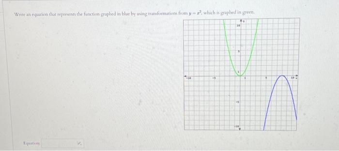 Solved Write an equation that represents the function | Chegg.com