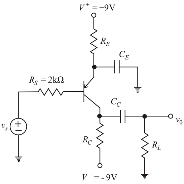 Solved: For the circuit in Figure P6.23, the transistor parameters ...