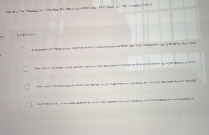 Solved Which of the following best describes the | Chegg.com