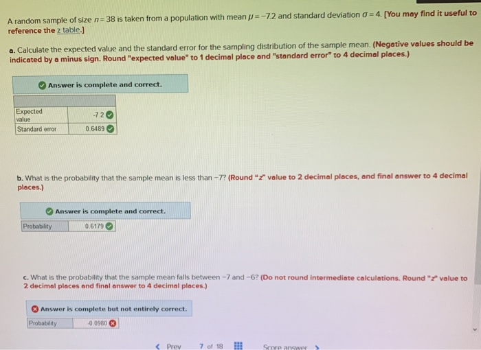 Solved A random sample of size n=38 is taken from a | Chegg.com