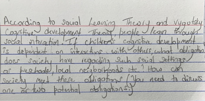 According to vygotsky discount cognitive development depends on