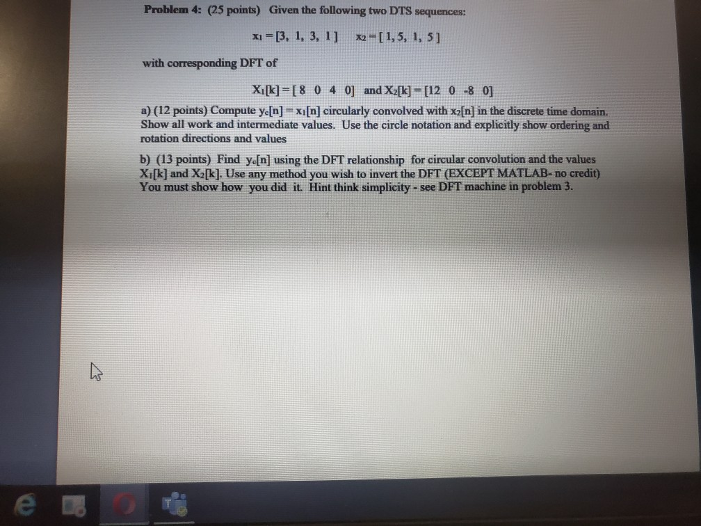 Solved Problem 4 25 Points Given The Following Two Dts 8652