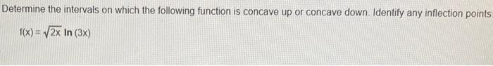 Solved Determine the intervals on which the following | Chegg.com