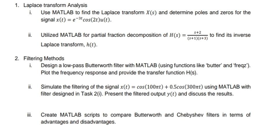 Solved Can Anyone Show Me The Full Matlab Code For All The | Chegg.com