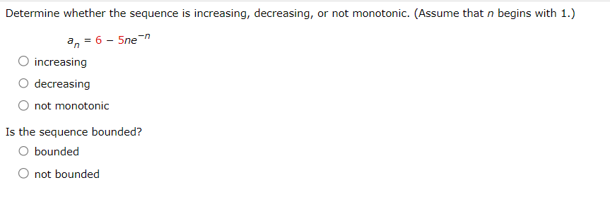 Solved Determine Whether The Sequence Is Increasing, | Chegg.com