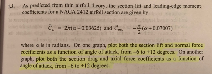 thin airfoil theory assumptions