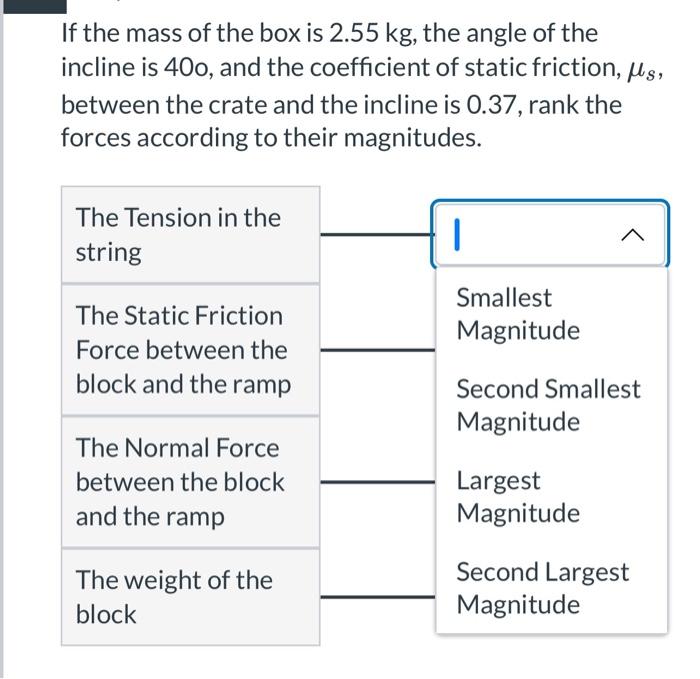 Solved A Block Is Held At Rest On An Incline By A Rope That | Chegg.com ...