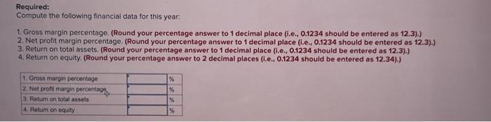 Solved Exercise 14-5 (Algo) Financial Ratios For Assessing | Chegg.com