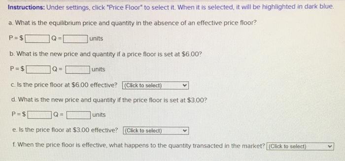 Solved Given The Following Diagram Price Floors And Ceilings | Chegg.com