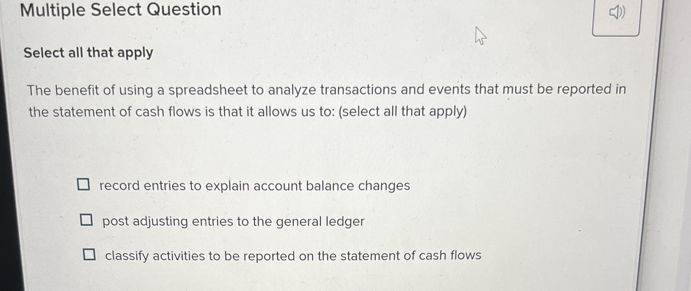 Solved Multiple Select QuestionSelect all that applyThe | Chegg.com
